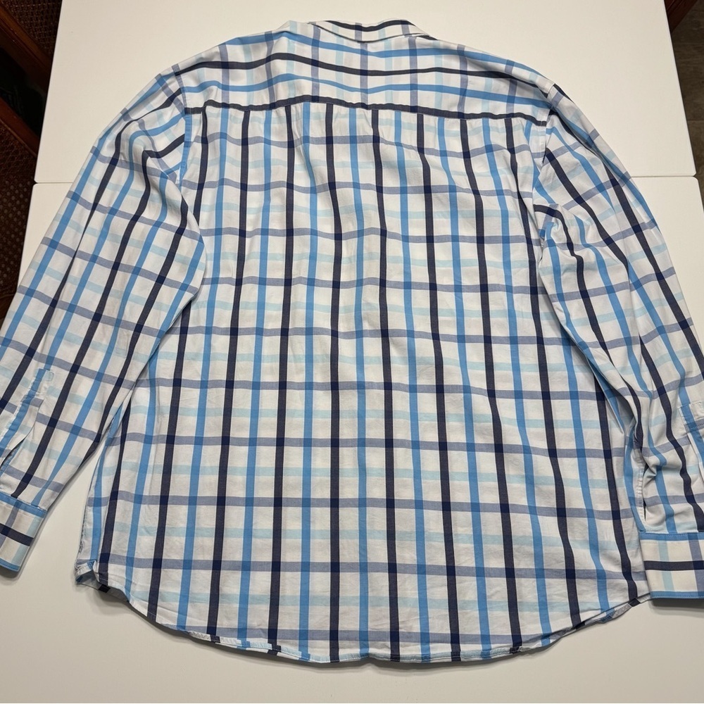 Alfani Men's Blue XL Checkered Shirt - Picture 2 of 3